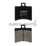 Накладки -TRW- MCB710, Aprilia Atlantic 125-500, Leonardo 250-300, RS 125, SR 50, Scarabeo 50-500, Sportcity 125-300, Benelli Velvet 125-250, Beta Eikon 50-150, Malaguti F18 125, Madison 125-500, Password 250, Phantom Max 125-200, Spider Max 500, MBK Ovet