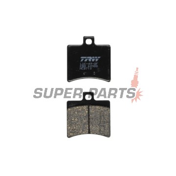 Накладки -TRW- MCB710, Aprilia Atlantic 125-500, Leonardo 250-300, RS 125, SR 50, Scarabeo 50-500, Sportcity 125-300, Benelli Velvet 125-250, Beta Eikon 50-150, Malaguti F18 125, Madison 125-500, Password 250, Phantom Max 125-200, Spider Max 500, MBK Ovet