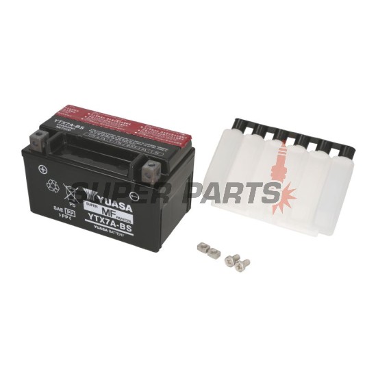 Акумулатор -YUASA- YTX7A-BS, 6Ah 12V