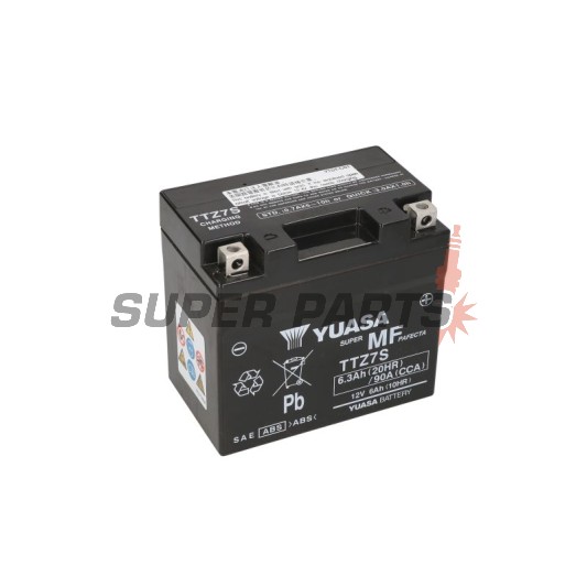 Акумулатор -YUASA- TTZ7S, 6Ah 12V