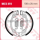 Накладки (челюст) -TRW- MCS819, 130x25mm, Bombardier DS 50/902T/904T (2002), Honda CG 125 (1998-1999), CH 125/250 Spacy & Elite (1985-1999), CN 250 Helix/Elite (1985-2000), CR 125R/250R (1979-1982), NX 125 (1988-2000), TRX 70 (1986-1987), XL 250R (1