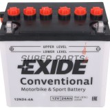 Акумулатор -EXIDE- 12N24-4A, 24Ah 12V