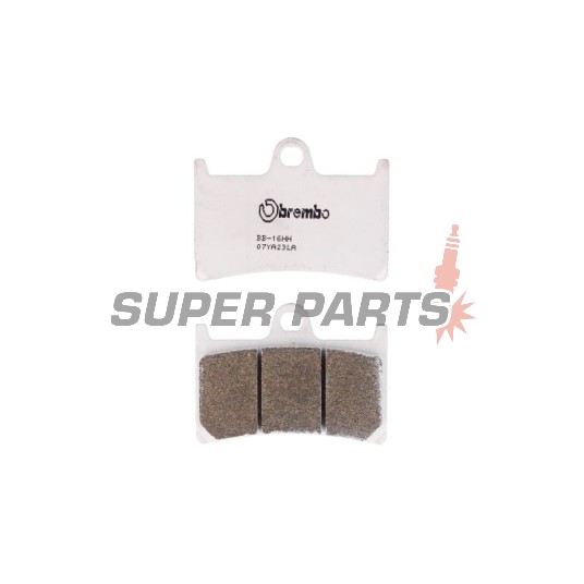 Накладки -BREMBO- 07YA23LA, Yamaha 125-1700cc MX/TT/VP/YP/BT/FJR/FZ1/FZ6/FZR/FZS/MT-07/MT-09/MT-10/TDM/XJR/XSR/XV/YZF/YZF-R1/YZF-R6