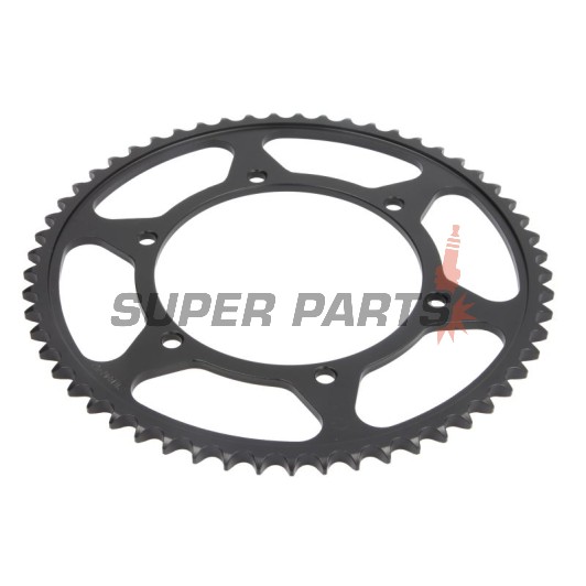 Заден пиньон -JT- JTR1847,57, 57 зъба, стоманен, Yamaha FZR 250 1989, FZR 400 1988-1995, SRX 600 1990-1994, TDR 125 1993-2002, TZR 125 1996-2000, TZR 80 1996, XT 250 2008-2018