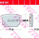Накладки -TRW- MCB501, Suzuki GR 650X (1985-1989), GS 550 / 650 Katana / 450E (1980-1988), GSX 400S Sport / 750S Katana / 1100E-EX (1980-1987)