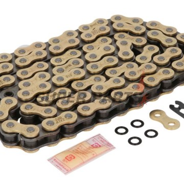 Верига -DID- 520ATV2G&B-86, размер 520, 86 звена, ATV серия, злато/черна