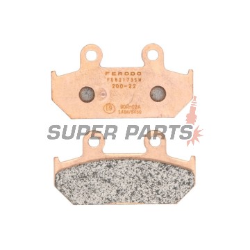 Накладки -FERODO- FDB2173SM, Suzuki AN Burgman 650 / 650A / 650L Executive 2002-2012