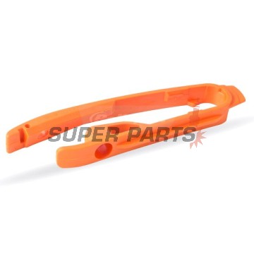 Плъзгач за верига -POLISPORT- оранжев, полиуретан, KTM XC 125-450 2010-2022