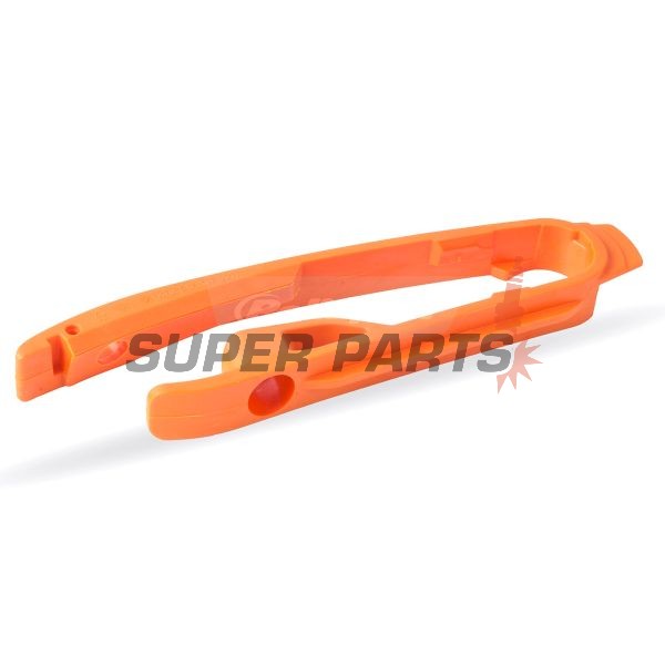 Плъзгач за верига -POLISPORT- оранжев, полиуретан, KTM XC 125-450 2010-2022