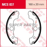 Накладки (челюст) -TRW- MCS837, 160x30mm, Honda TRX Fourtrax 70 / 300FW / 350 / 400 Rancher-Foreman / 450 Foreman / 500FA / 650 Rincon (1986-2009)