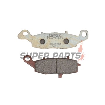 Накладки -FERODO- FDB2048P, Kawasaki ER-6 / Versys / KLR / VN / Z / Zephyr / ZR-7 650-1600 1996-2007, Suzuki V-Strom / Bandit / GSX 750F / SV 650 / Intruder 600-1500 1998-2015
