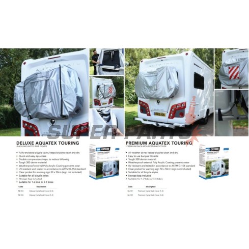 Покривало за велосипеди -OXFORD- Aquatex Touring Deluxe, за 3-4 велосипеда