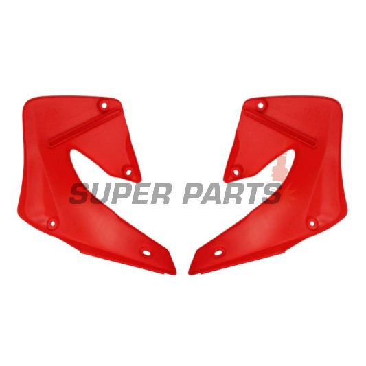 Предни странични пластмаси -POLISPORT- червени, HONDA CR 125/250 2000-2001