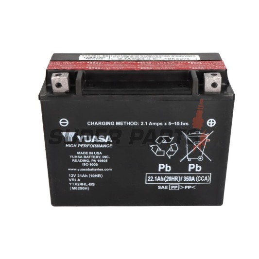 Акумулатор -YUASA- YTX24HL-BS, 22Ah 12V