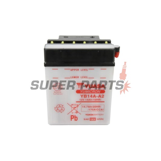 Акумулатор -YUASA- YB14A-A2, 15Ah 12V
