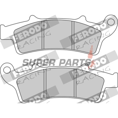 Накладки -FERODO- FDB2105EF, Aprilia Atlantic/Scarabeo/Sportcity (125-500, 2003-2015); Kymco People 125i GT; Malaguti Madison 250/400; Peugeot Elyseo 125; Piaggio Beverly 350