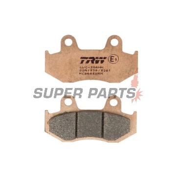 Накладки -TRW- MCB685SRM, синтеровани, Honda CH125 Spacy, PS125i/150i, SES125/150 Dylan; Suzuki AN250/400 Burgman (1983-2013)