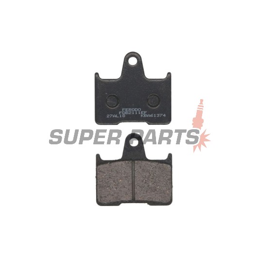 Накладки -FERODO- FDB2111EF, Kawasaki GTR 1400 / ZX-7RR 750 / ZZR 1400, Suzuki GSF Bandit 650 / GSX 1400 / GSX-R 600 / 750 / 1000 1996-2015