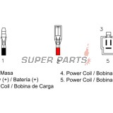 Реле за зареждане -DZE- реле-регулатор, 12V, 25A, YAMAHA YFB, YFM 250-600 1996-2001