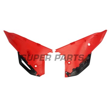 Задни странични пластмаси -POLISPORT- червени, HONDA CRF 250/450 2021-2023