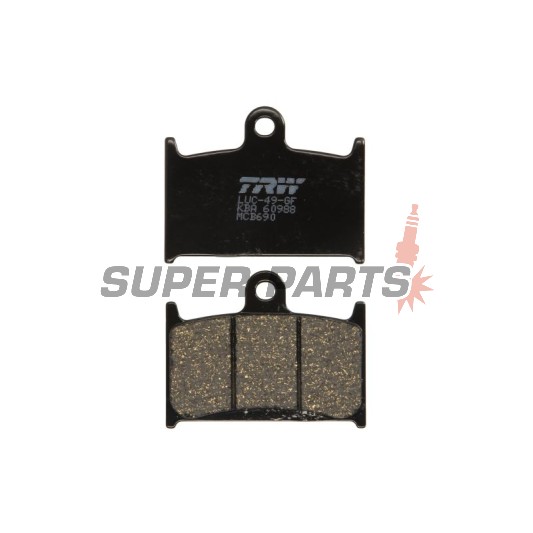 Накладки -TRW- MCB690, Suzuki GSF 1200 / 1200S Bandit (1995-2000), GSX-R 600 (2000), RF 900R (1994-1997)
