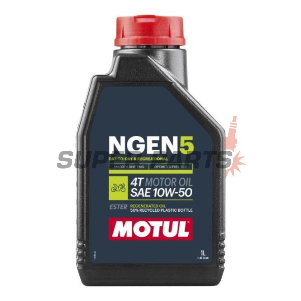 Двигателно масло -MOTUL- 10W50, полу-синтетика, 1L