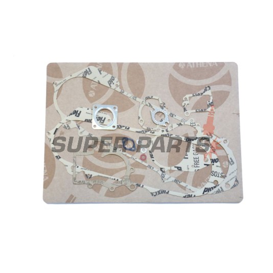 Пълен комплект гарнитури за двигател -ATHENA- Derbi Vamos 50 1995, Italjet Formula 50 1994-2000, Torpedo 50 1997-1999, Velocifero 50 1994-1999, Malaguti CR1 50 1995-1999, Suzuki AH 50 1992-1995, AJ 50 1995-1997