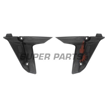Предни странични пластмаси -POLISPORT- черни, HUSQVARNA TC 250-510 2008-2009