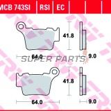 Накладки -TRW- MCB743EC, BMW G450X, Husaberg FE/TE, Husqvarna CR/FC/FE/FS/SM/SMR/TC/TE/WR, KTM EXC/EXC-F/SX/SX-F/XC/XC-F/XC-W 125-560 (1998-2020)