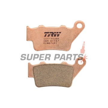 Накладки -TRW- MCB672SI, Alfer VR 250, Aprilia Pegaso 650, Husaberg FE/FS 450-650, Husqvarna CR/TE/WR 125-610, KTM EXC/LC4/Duke 250-690, Yamaha TT 600, WR 125 (1993-2022)