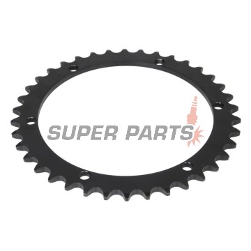 Заден пиньон -JT- JTR853,38, 38 зъба, стоманен, Yamaha TT 250 1993-2002, 2004, TT 600 1996-2001, YFM 350 1989-2004, 2006, YFS (Blaster) 200 1988-2007, YZ 125 1997-1998, YZ 250/400 1998