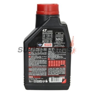 Двигателно масло -MOTUL- 5000, 10W40, полу-синтетика, 1L