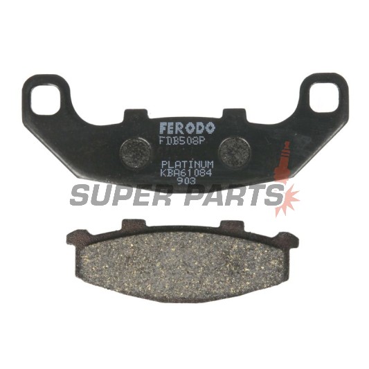 Накладки -FERODO- FDB508P, Kawasaki GPX400R, GPZ500S/500R, KR-1 250, Xantus 400, Zephyr 400/550, ZXR250, Suzuki GSX1100G, RGV250 (1987-2004)