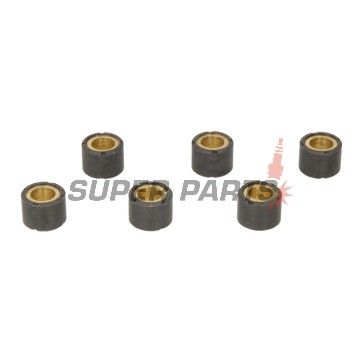 Ролки за вариатор -RMS- 20x15mm, 13.5g, 6бр, Kymco Bet&Win 125/150/250 2000, Kymco Dink 125/150 1997-2000, 2002-2003, Kymco Dink 50 2003, Kymco Grand Dink 125/150 2001-2004, Malaguti F18 150 2001-2002