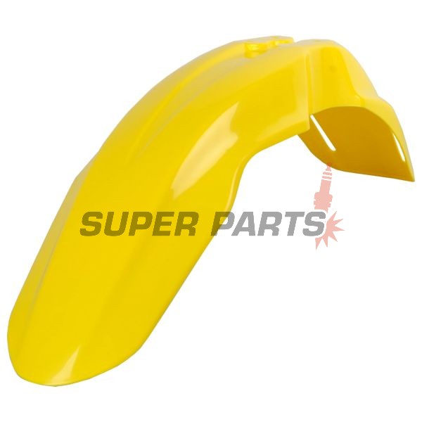 Преден Supermoto калник -POLISPORT- жълт, SUZUKI RM, RM-Z 125/250/450 2001-2009