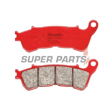 Накладки -BREMBO- 07HO57SA, Harley XL 883-1200 Iron/Forty Eight/Seventy Two, Honda CB/CBF/CBR/CTX/NC/NT/VFR/XL 500-1300 Hornet/Integra/Varadero/V-Tech, Suzuki UH/VLR/VZR 125-1800 Intruder/Burgman