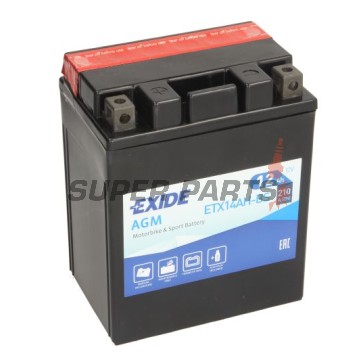 Акумулатор -EXIDE- YTX14AH-BS, 12Ah 12V
