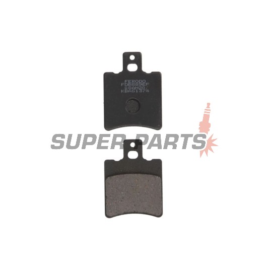 Накладки -FERODO- FDB889EF, Aprilia AF1 (1987-1991), RS/SR/Rally (1993-2006), Tuono/SX (2004-2007); Cagiva Aletta/Elefant/Dakar (1981-2000); KTM SX 60/65 (2000-2003); MBK Booster/Nitro/Ovetto (1994-2006); Yamaha Breeze (1995-2012); Piaggio DNA/GTX/Hexagon
