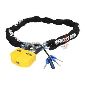 Верига с алармен катинар -OXFORD- Boss Alarm 14mm + Chain 12mm x1.5m