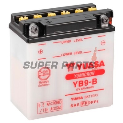 Акумулатор -YUASA- YB9-B, 10Ah 12V