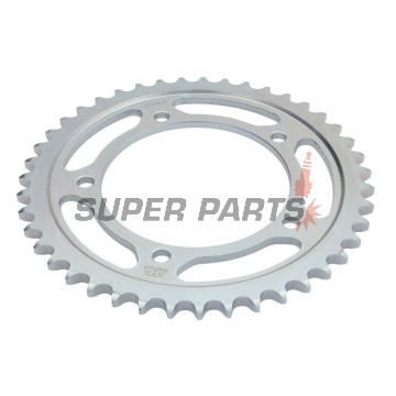 Заден пиньон -JT- JTR1800,43, 43 зъба, стоманен, Suzuki GSF 1200 2006, GSF 1250 2007-2016, GSX 1250 2010-2017, GSX 1300 2007-2013, 2017, GSX 1340 2008-2016, GSX-R 1000 2001-2008, SV 1000 2003-2007, Triumph Daytona 955 2001-2002
