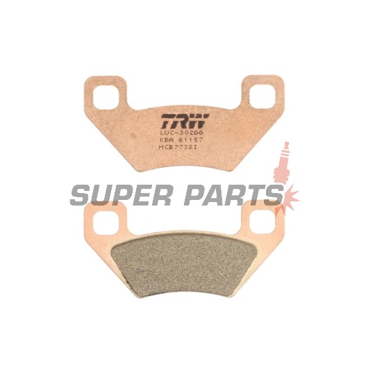 Накладки -TRW- MCB773SI, Arctic Cat 250/300/400/500/700 ATV 2x4/4x4/TRV/TBX (2005-2008), Kymco Maxxer 450i (2011-2015)