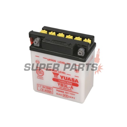 Акумулатор -YUASA- YB3L-A, 3Ah 12V