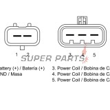Реле за зареждане -DZE- реле-регулатор, 12V, 50A, POLARIS SPORTSMAN 550/850 2009-2010