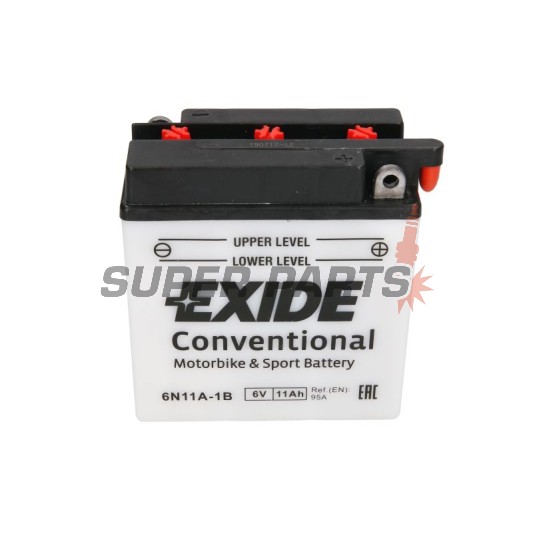 Акумулатор -EXIDE- 6N11A-1B, 11Ah 6V
