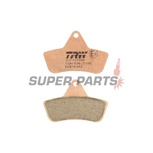 Накладки -TRW- MCB763SI, Arctic Cat 250/300/400/440/454/500 ATV 2x4/4x4/Autom. (1998-2004), Arctic Cat Bear Cat 450/454 2x4/4x4 (1996-1998)
