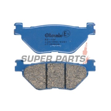 Накладки -BREMBO- 07YA3908, Hyosung GV 650 2005, Yamaha FJR 1300,1300A (ABS) 2001-2012, Yamaha TDM 900,900A (ABS) 2002-2012, Yamaha XV 1700 (Road Star Warrior) 2003-2005