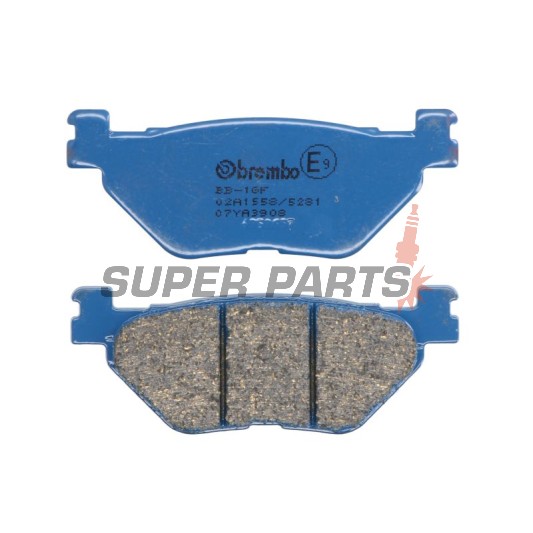 Накладки -BREMBO- 07YA3908, Hyosung GV 650 2005, Yamaha FJR 1300,1300A (ABS) 2001-2012, Yamaha TDM 900,900A (ABS) 2002-2012, Yamaha XV 1700 (Road Star Warrior) 2003-2005