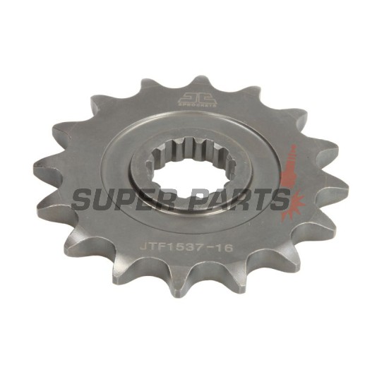 Преден пиньон -JT- JTF1537,16, 16 зъба, Kawasaki KLV 1000 2004-2006, KLZ 1000 2010, 2012-2019, Z 1000 2003-2020, Z 900 2017-2019, ZR 1000 2010-2014, ZX-10R 1000 2004-2010, 2012-2019, ZX-9R 900 2002-2004