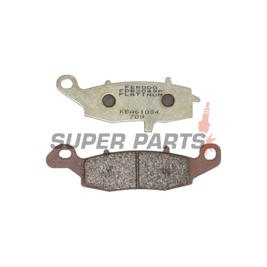 Накладки -FERODO- FDB2049P, Suzuki V-Strom / GS 500 / Bandit / SV 650 / Intruder / Marauder 500-800 1996-2012